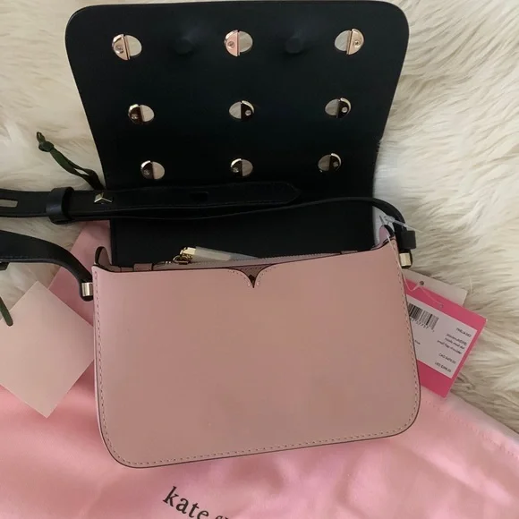 KATE SPADE SMALL NICOLA MOD DOT FLAP SHOULDER BAG. NEW WITH TAGS & DUSTBAG. RARE - Picture 10 of 16